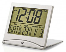 Nedis CLDK002SR Digitális utazós ébresztőóra Háztartás / Otthon / Kültér - Óra - Ébresztőóra - 366309