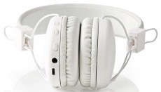 Nedis HPBT1100WT Bluetooth fejhallgató - fehér Audio-Video / Hifi / Multimédia - Fül és Fejhallgatók - Fejhallgató - 366315