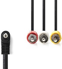 Nedis CVGP22400BK10 AV kábel Fotó-Videó kiegészítők - Kábel - Audio-video kábel - 366413