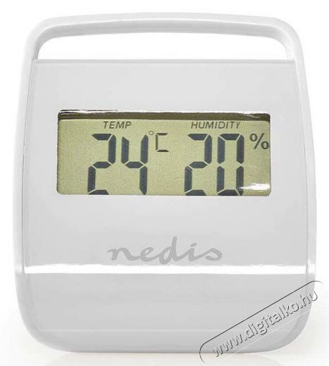 Nedis WEST100WT Beltéri hőmérő és páratartalom mérő Háztartás / Otthon / Kültér - Lakásfelszerelés - Hőmérő / barométer - 366400
