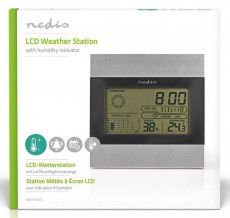 Nedis WEST102GY Időjárás állomás Háztartás / Otthon / Kültér - Lakásfelszerelés - Időjárás állomás - 366402