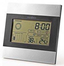 Nedis WEST102GY Időjárás állomás Háztartás / Otthon / Kültér - Lakásfelszerelés - Időjárás állomás - 366402