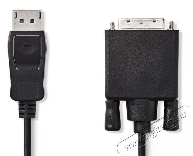 Nedis CCGP37200BK20 DisplayPort - DVI kábel Tv kiegészítők - Kábel / csatlakozó - Csatlakozó / elosztó / átalakító - 366417