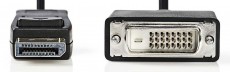 Nedis CCGP37200BK20 DisplayPort - DVI kábel Tv kiegészítők - Kábel / csatlakozó - Csatlakozó / elosztó / átalakító - 366417