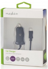 Nedis CCHAM240ABK autós töltő Mobil / Kommunikáció / Smart - Mobiltelefon kiegészítő / tok - Hálózati-, autós töltő - 366187