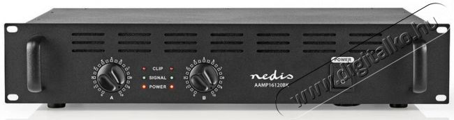Nedis AAMP16120BK PA erősítő - 2x300W Audio-Video / Hifi / Multimédia - Party / DJ termék - DJ termék - 366397