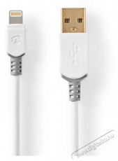 Nedis CCBW39300WT10 adatkábel lightning Mobil / Kommunikáció / Smart - Tablet / E-book kiegészítő, tok - Kábel - 366348