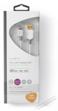 Nedis CCBW39300WT10 adatkábel lightning Mobil / Kommunikáció / Smart - Tablet / E-book kiegészítő, tok - Kábel - 366348