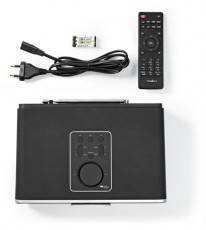 Nedis RDIN5005BK Internetes rádió Audio-Video / Hifi / Multimédia - Rádió / órás rádió - Internet webrádió - 383084