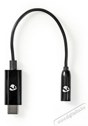 Nedis CCBW65950BK015 USB-C - 3.5mm Jack adapter Mobil / Kommunikáció / Smart - Mobiltelefon kiegészítő / tok - Kábel / átalakító - 384066