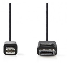 Nedis CCGP37400BK30 Mini displayport-displayport kábel Tv kiegészítők - Kábel / csatlakozó - Csatlakozó / elosztó / átalakító - 384261