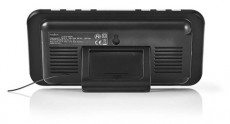 Nedis CLAR004BK Digitális rádiós ébresztőóra Audio-Video / Hifi / Multimédia - Rádió / órás rádió - Ébresztőórás rádió - 384258