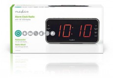 Nedis CLAR004BK Digitális rádiós ébresztőóra Audio-Video / Hifi / Multimédia - Rádió / órás rádió - Ébresztőórás rádió - 384258