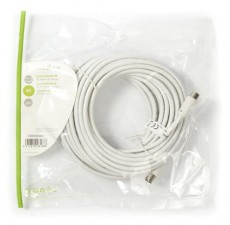 Nedis CSGP40000WT100 Koaxiális kábel Tv kiegészítők - Kábel / csatlakozó - Koax antenna kábel - 384245