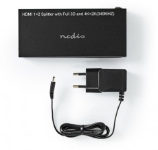 Nedis VSPL3462AT HDMI Elosztó Tv kiegészítők - Kábel / csatlakozó - Csatlakozó / elosztó / átalakító - 384112