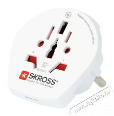 Nedis SKR1500211E Utazóadapter Háztartás / Otthon / Kültér - Világítás / elektromosság - Hálózati elosztó / hosszabbító / adapter - 392913