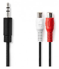 Nedis CAGP22250BK02 AUDIO KÁBEL Tv kiegészítők - Kábel / csatlakozó - RCA kábel - 397640