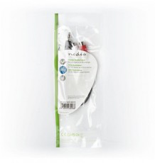Nedis CAGP22250BK02 AUDIO KÁBEL Tv kiegészítők - Kábel / csatlakozó - RCA kábel - 397640