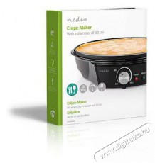 Nedis FCCM120FBK30 Palacsintasütő Konyhai termékek - Konyhai kisgép (sütés / főzés / hűtés / ételkészítés) - Sütemény / palacsinta készítő gép - 401615