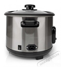 Nedis KARC115AL Rizsfőző, 1.5 Literes, 500W, Tapadásmentes bevonat, Kivehető tál, Automatikus kikapcsolás, Alumínium Konyhai termékek - Konyhai kisgép (sütés / főzés / hűtés / ételkészítés) - Rizsfőző - 401641