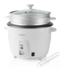 Nedis KARC15WT Rizsfőző, 1.5 Literes - fehér Konyhai termékek - Konyhai kisgép (sütés / főzés / hűtés / ételkészítés) - Rizsfőző - 401642