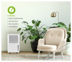 Nedis DEHU10WT Párátlanító, 10 l/Nap Párátlanítás kapacitás, Automatikus kikapcsolás, Ruhaszárítás f Szépségápolás / Egészség - Légtisztító / párásító / párátlanító - Páramentesítő - 403404