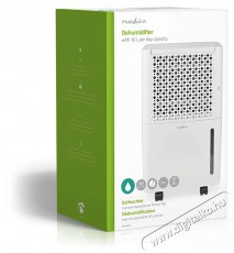 Nedis DEHU10WT Párátlanító, 10 l/Nap Párátlanítás kapacitás, Automatikus kikapcsolás, Ruhaszárítás f Szépségápolás / Egészség - Légtisztító / párásító / párátlanító - Páramentesítő - 403404
