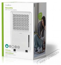 Nedis DEHU10WT Párátlanító, 10 l/Nap Párátlanítás kapacitás, Automatikus kikapcsolás, Ruhaszárítás f Szépségápolás / Egészség - Légtisztító / párásító / párátlanító - Páramentesítő - 403404