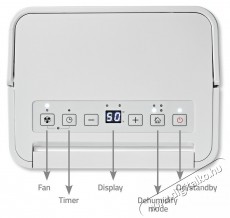 Nedis DEHU10WT Párátlanító, 10 l/Nap Párátlanítás kapacitás, Automatikus kikapcsolás, Ruhaszárítás f Szépségápolás / Egészség - Légtisztító / párásító / párátlanító - Páramentesítő - 403404