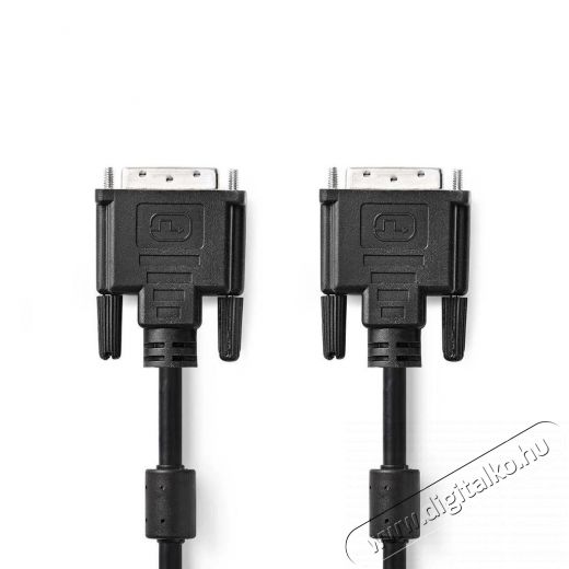 Nedis CCGP32000BK20 DVI k&aacute;bel Tv kieg&eacute;sz&iacute;tők - K&aacute;bel / csatlakoz&oacute; - DVI-Hdmi k&aacute;bel - 366245