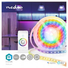 Nedis WIFILS51CRGB SmartLife 5m 2700K 960lm LED szalag Háztartás / Otthon / Kültér - Világítás / elektromosság - Led szalag / fényfüzér - 462290