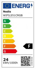 Nedis WIFILS51CRGB SmartLife 5m 2700K 960lm LED szalag Háztartás / Otthon / Kültér - Világítás / elektromosság - Led szalag / fényfüzér - 462290