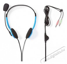 Nedis CHST100BU PC HEADSET Mobil / Kommunikáció / Smart - Mobiltelefon kiegészítő / tok - Headset - 366274