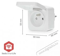 Nedis ZBPO130EWT H&aacute;ztart&aacute;s / Otthon / K&uuml;lt&eacute;r - Okos otthon - Okos konnektor - 521807
