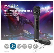 Nedis MPWL200BK Fotó-Videó kiegészítők - Mikrofon - Ének és hangszer mikrofon - 525383