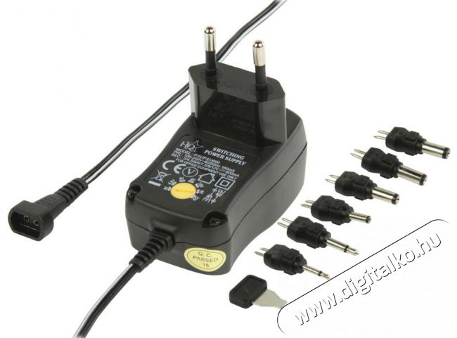 Nedis ACPA001 univerzális hálózati adapter Iroda és számítástechnika - Számítógép tartozék - Táp kábel - 366302