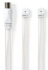 Nedis ANFM105ME bel és kültéri FM antenna Audio-Video / Hifi / Multimédia - Hifi - Sztereó - Kiegészítő - 366298
