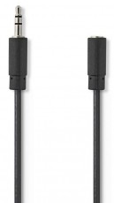 Nedis CAGP22050BK20 sztereó audiokábel - 2 méter Tv kiegészítők - Kábel / csatlakozó - 3,5mm Jack kábel - 366219