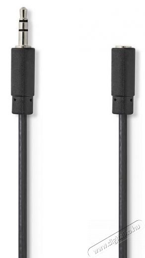 Nedis CAGP22050BK20 sztereó audiokábel - 2 méter Tv kiegészítők - Kábel / csatlakozó - 3,5mm Jack kábel - 366219