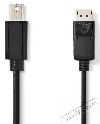 Nedis CCGP37400BK10 mini displayport kábel - displayport kábel - 1 méter Tv kiegészítők - Kábel / csatlakozó - Mini DisplayPort kábel - 366191