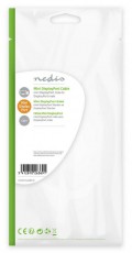 Nedis CCGP37400BK10 mini displayport kábel - displayport kábel - 1 méter Tv kiegészítők - Kábel / csatlakozó - Mini DisplayPort kábel - 366191