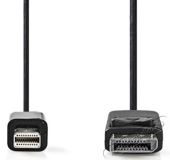 Nedis CCGP37400BK20 mini displayport - displayport kábel - 2 méter Tv kiegészítők - Kábel / csatlakozó - Mini DisplayPort kábel - 366192