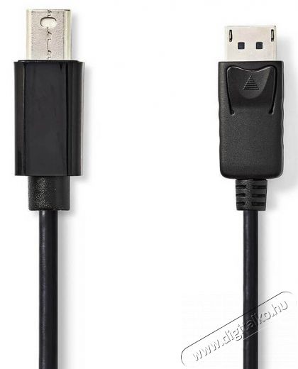 Nedis CCGP37400BK20 mini displayport - displayport kábel - 2 méter Tv kiegészítők - Kábel / csatlakozó - Mini DisplayPort kábel - 366192