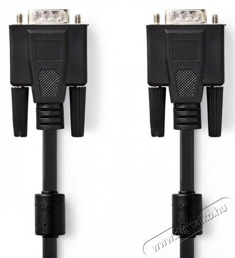 Nedis CCGP59000BK100 VGA kábel Iroda és számítástechnika - Számítógép tartozék - Vga monitor kábel - 366280