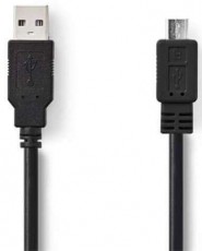 Nedis CCGP60500BK10 USB kábel Iroda és számítástechnika - Számítógép tartozék - USB kábel - 366371