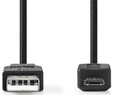 Nedis CCGP60500BK10 USB kábel Iroda és számítástechnika - Számítógép tartozék - USB kábel - 366371
