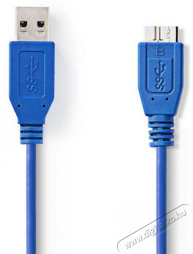 Nedis CCGP61500BU10 USB kábel - kék Iroda és számítástechnika - Számítógép tartozék - USB kábel - 366312