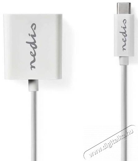 Nedis CCGP64650WT02 USB-C típusú adapterkábel Tv kiegészítők - Kábel / csatlakozó - Csatlakozó / elosztó / átalakító - 366365