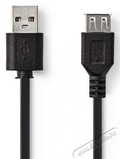 Nedis CCGT60010BK30 USB kábel Iroda és számítástechnika - Számítógép tartozék - USB kábel - 366352