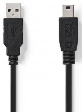 Nedis CCGT60300BK20 USB kábel Iroda és számítástechnika - Számítógép tartozék - USB kábel - 366412